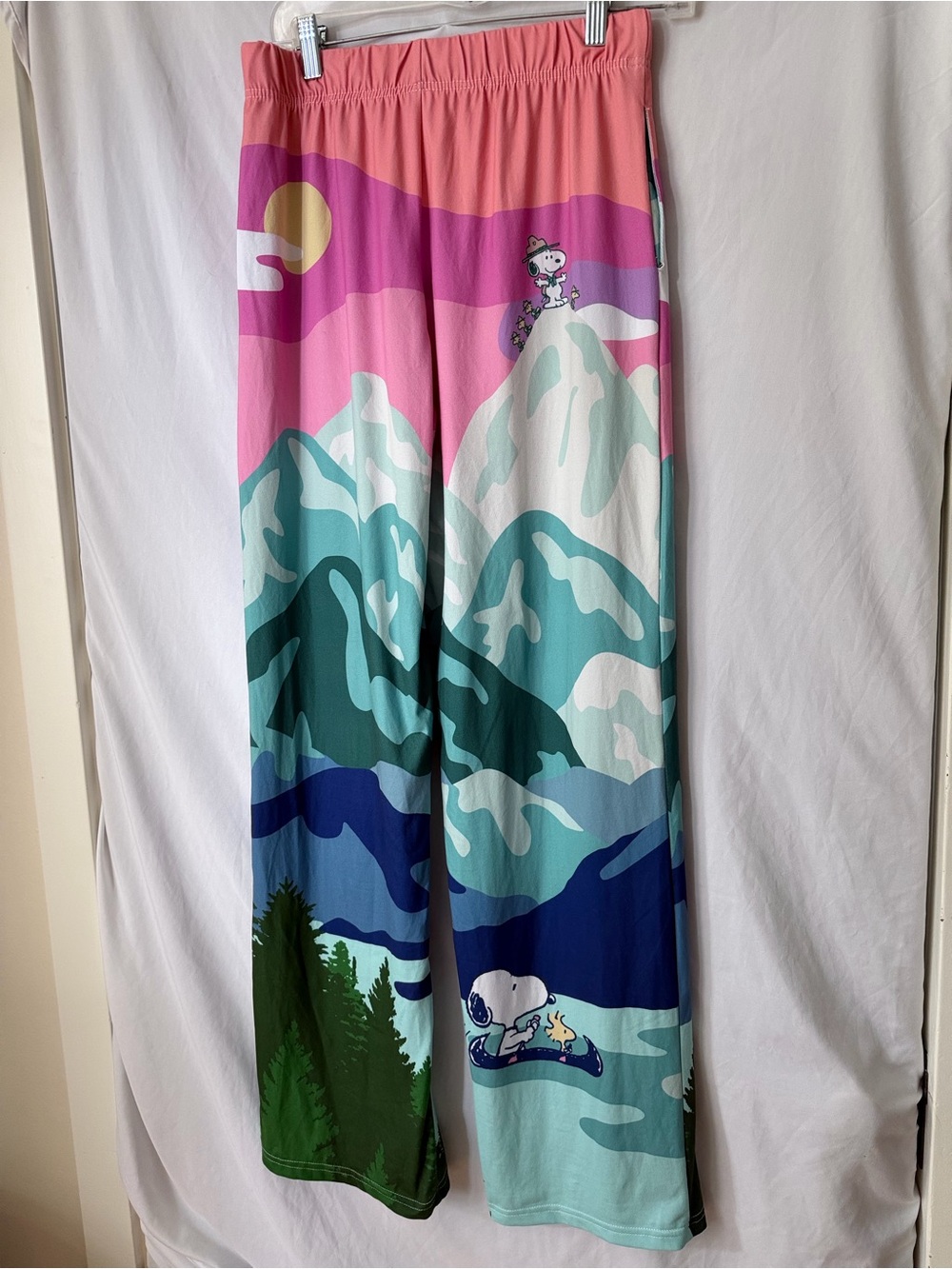 Snoopy National Park Mountains Scenery Relaxed PJ Pants